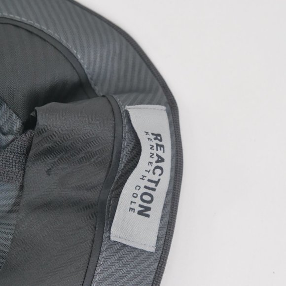 Kenneth Cole Reaction Mens Slim-Fit Gabardine Dress Pants‎ 33 x 32 Charcoal - Picture 8 of 9